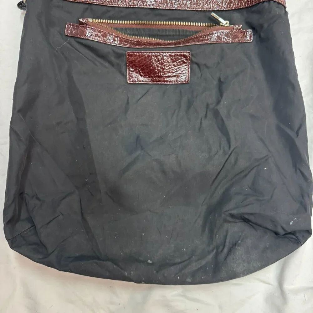 Alexander Wang “Darcy” Large Studded Leather Tote – Burgundy